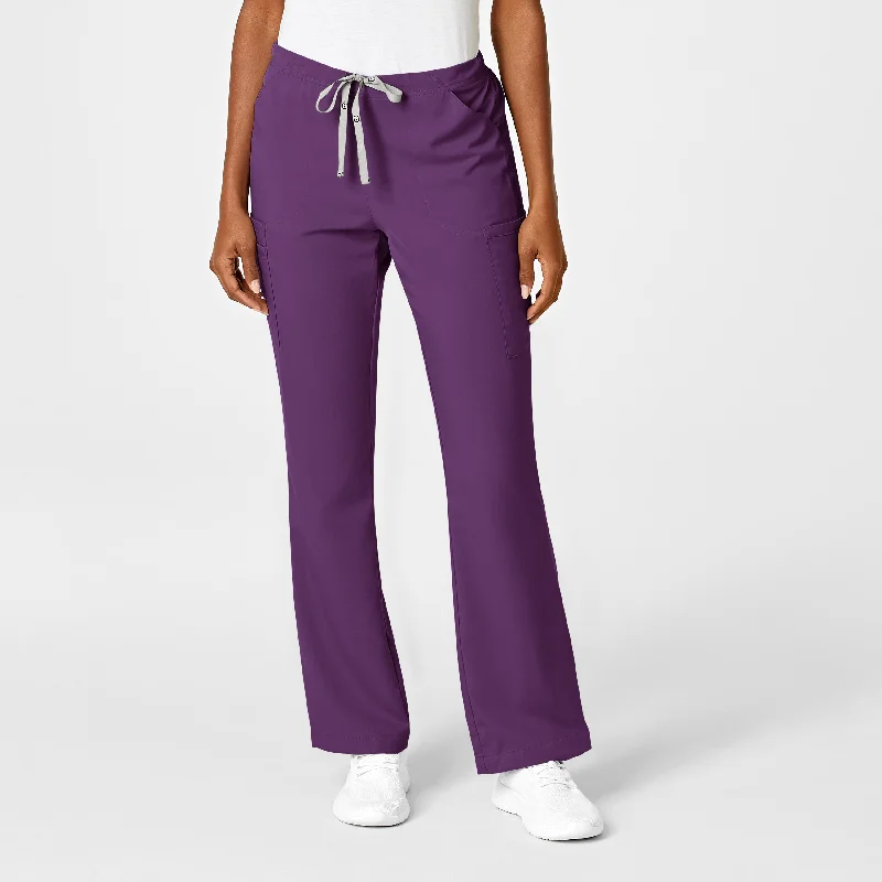 Can't Miss PRO Women's Moderate Flare Leg Scrub Pant - Eggplant
