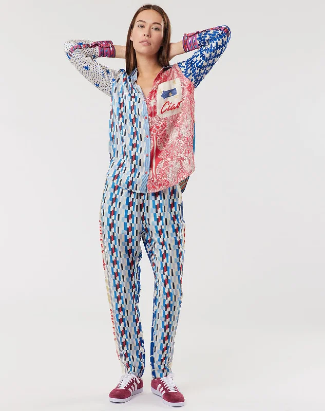 Midnight Madness Ember Track Tapered Nautical Pants