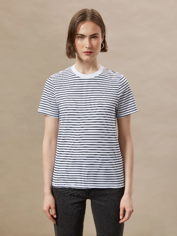 Today Only The Striped Essential T-Shirt in White