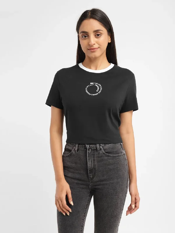 Super Sale Women's Graphic Crew Neck T-shirt
