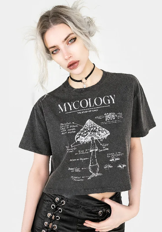 Weekend Specials to Grab Mycology Boxy Crop T-shirt