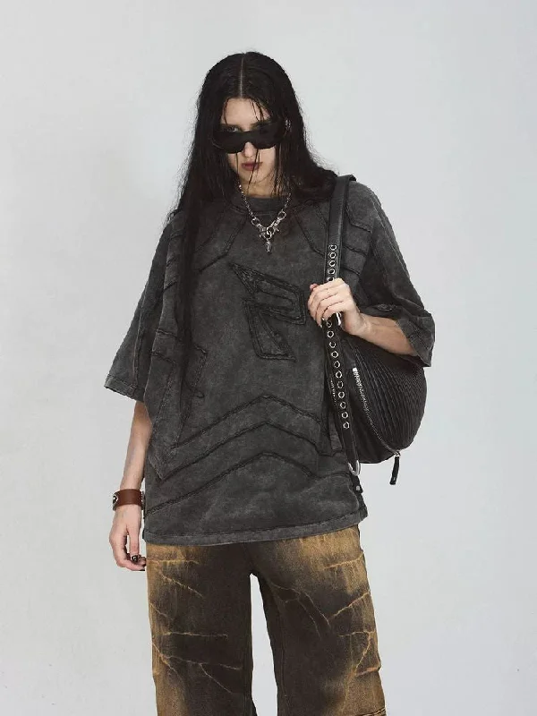 Bargain Bin DISTRESSED LOOSE SLEEVE TOP [S0000009216]