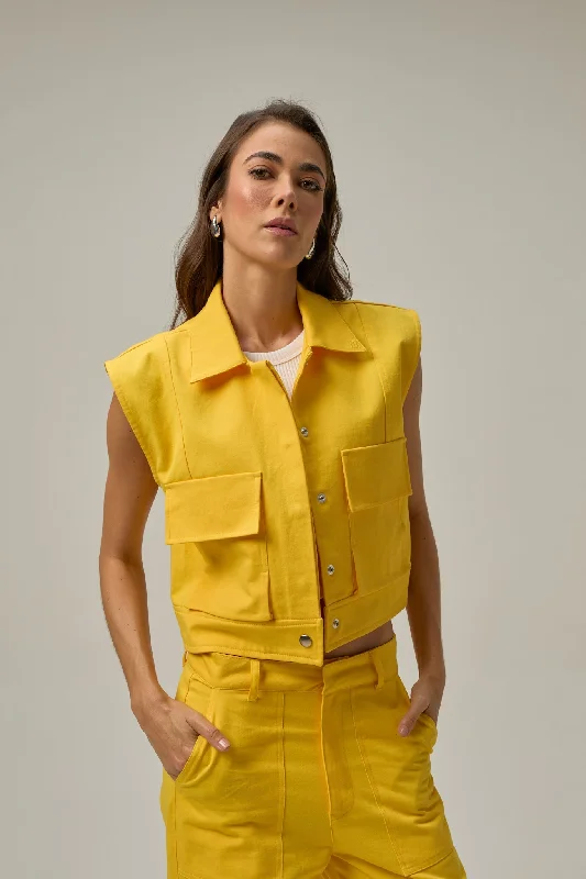 Weekend Offers You Can't Ignore Irene Vest | Canary Yellow